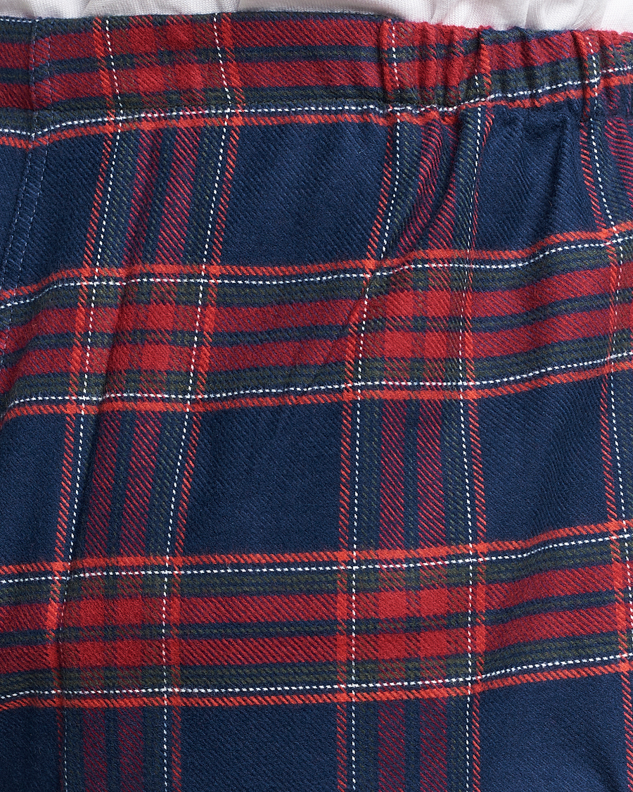Uomini | Accappatoi & Pigiami | Derek Rose | Cotton Flannel Checked Pyjama Set Multi
