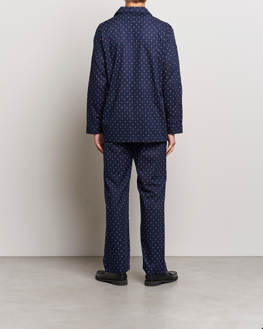 Uomini | Accappatoi & Pigiami | Derek Rose | Cotton Pyjama Set Navy