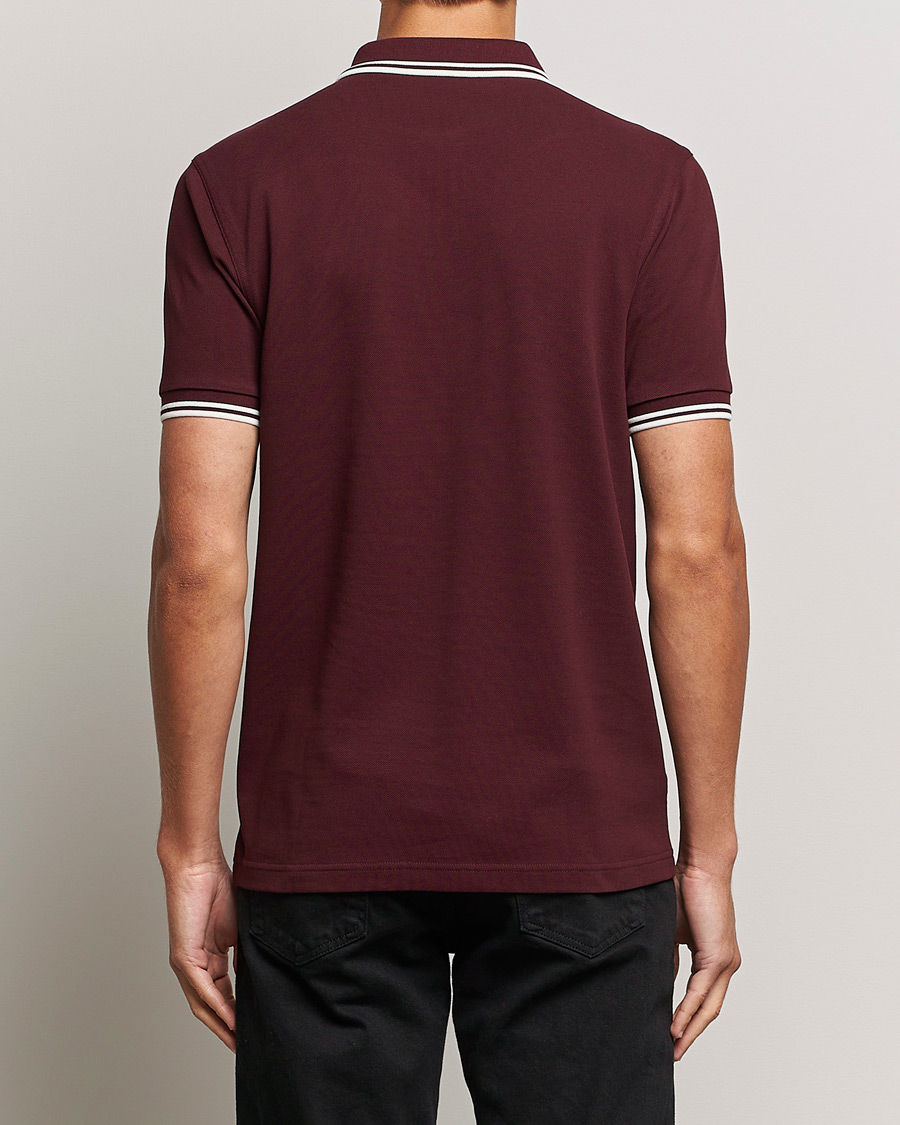 Uomini | Polo | Fred Perry | Twin Tipped Polo Shirt Oxblood