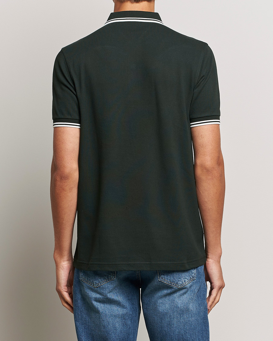 Uomini | Polo | Fred Perry | Twin Tipped Polo Shirt Night Green