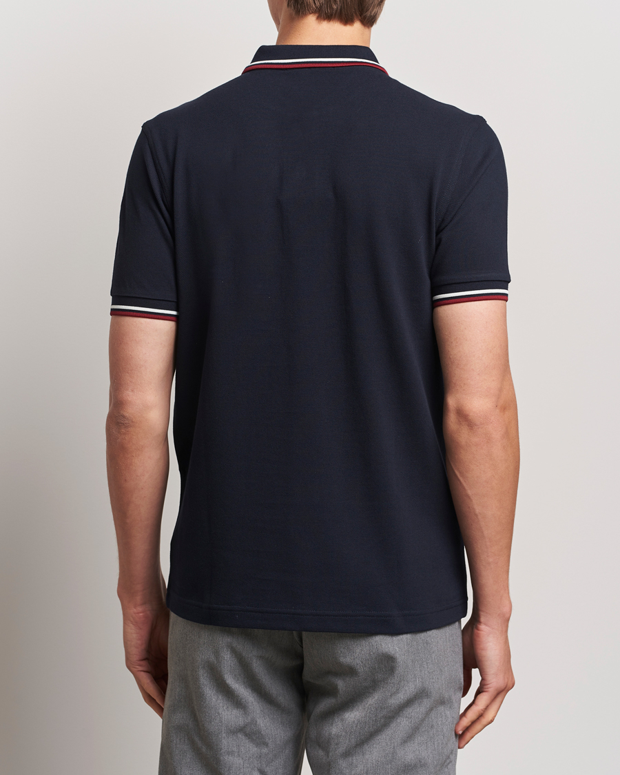 Uomini | Polo | Fred Perry | Twin Tipped Polo Shirt Navy