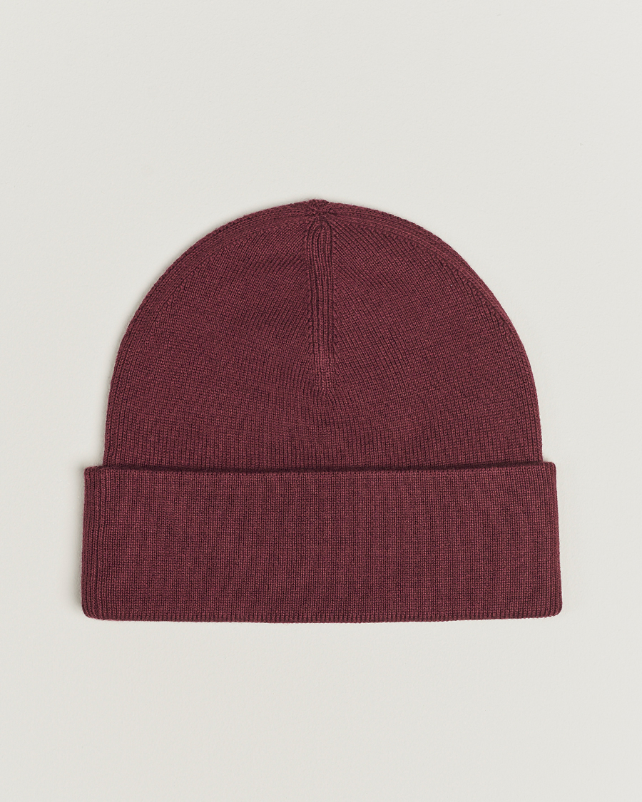 Uomini | Fred Perry Merino Wool Beanie Oxblood | Fred Perry | Merino Wool Beanie Oxblood