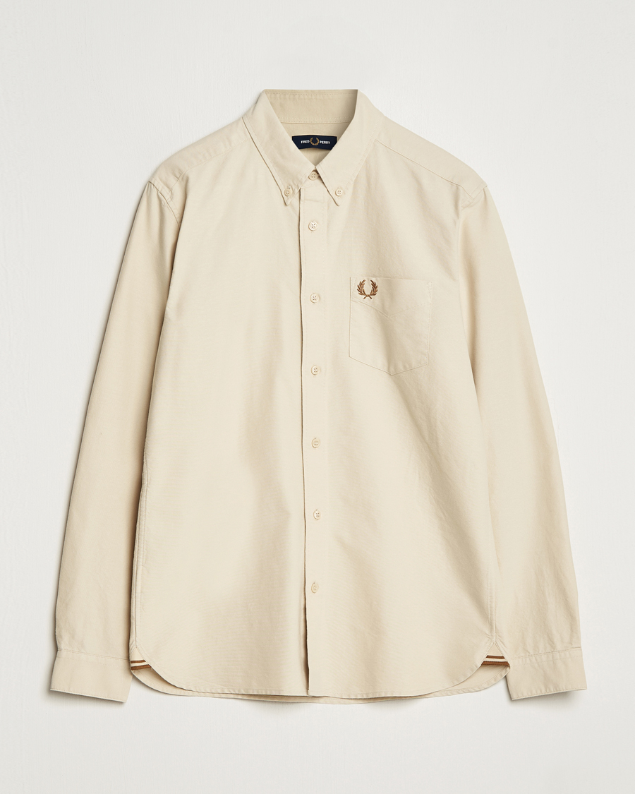 Uomini | Camicie | Fred Perry | Oxford Shirt Oatmeal