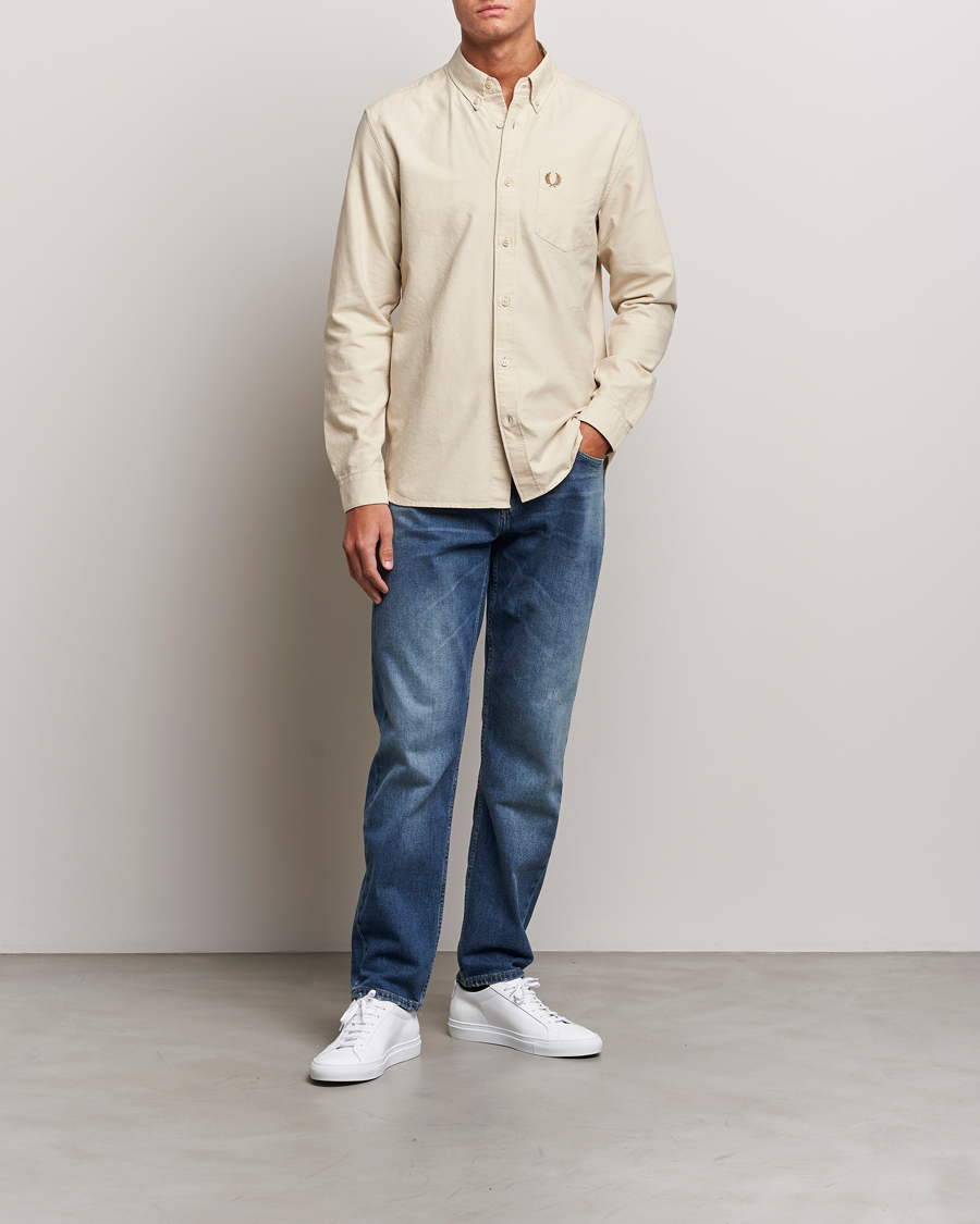 Uomini | Camicie | Fred Perry | Oxford Shirt Oatmeal