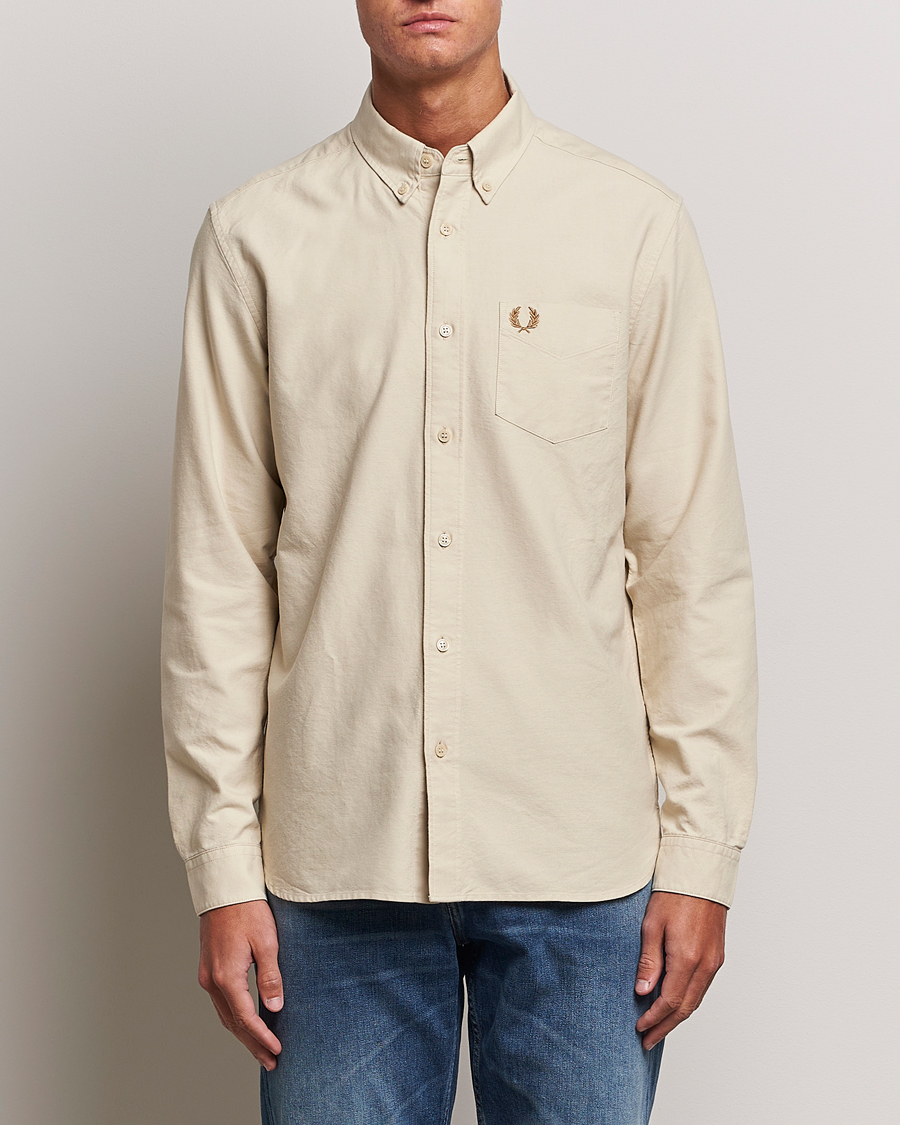 Uomini | Camicie | Fred Perry | Oxford Shirt Oatmeal