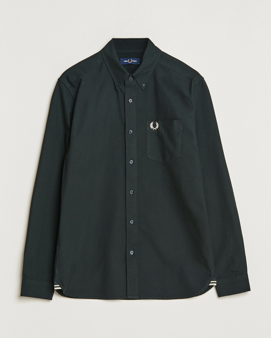 Uomini | Camicie | Fred Perry | Oxford Shirt Night Green