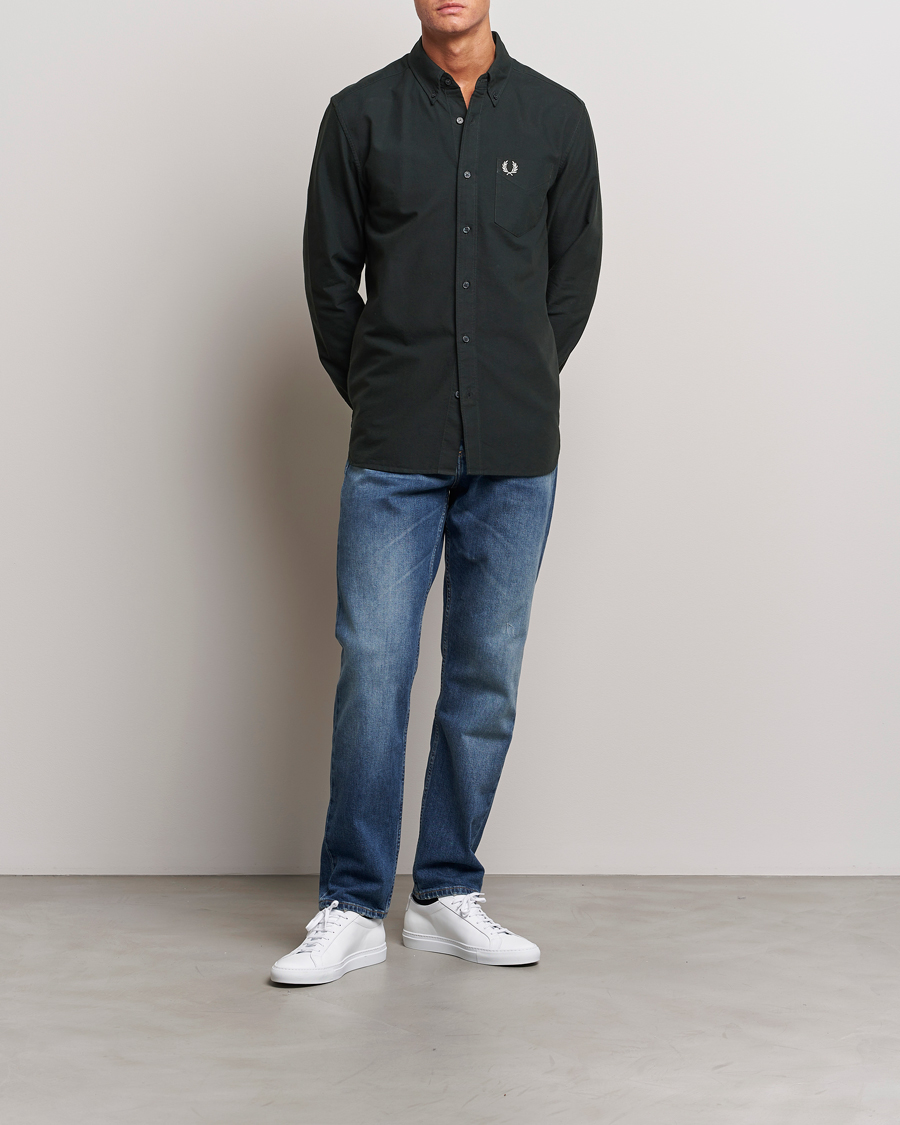 Uomini | Camicie | Fred Perry | Oxford Shirt Night Green