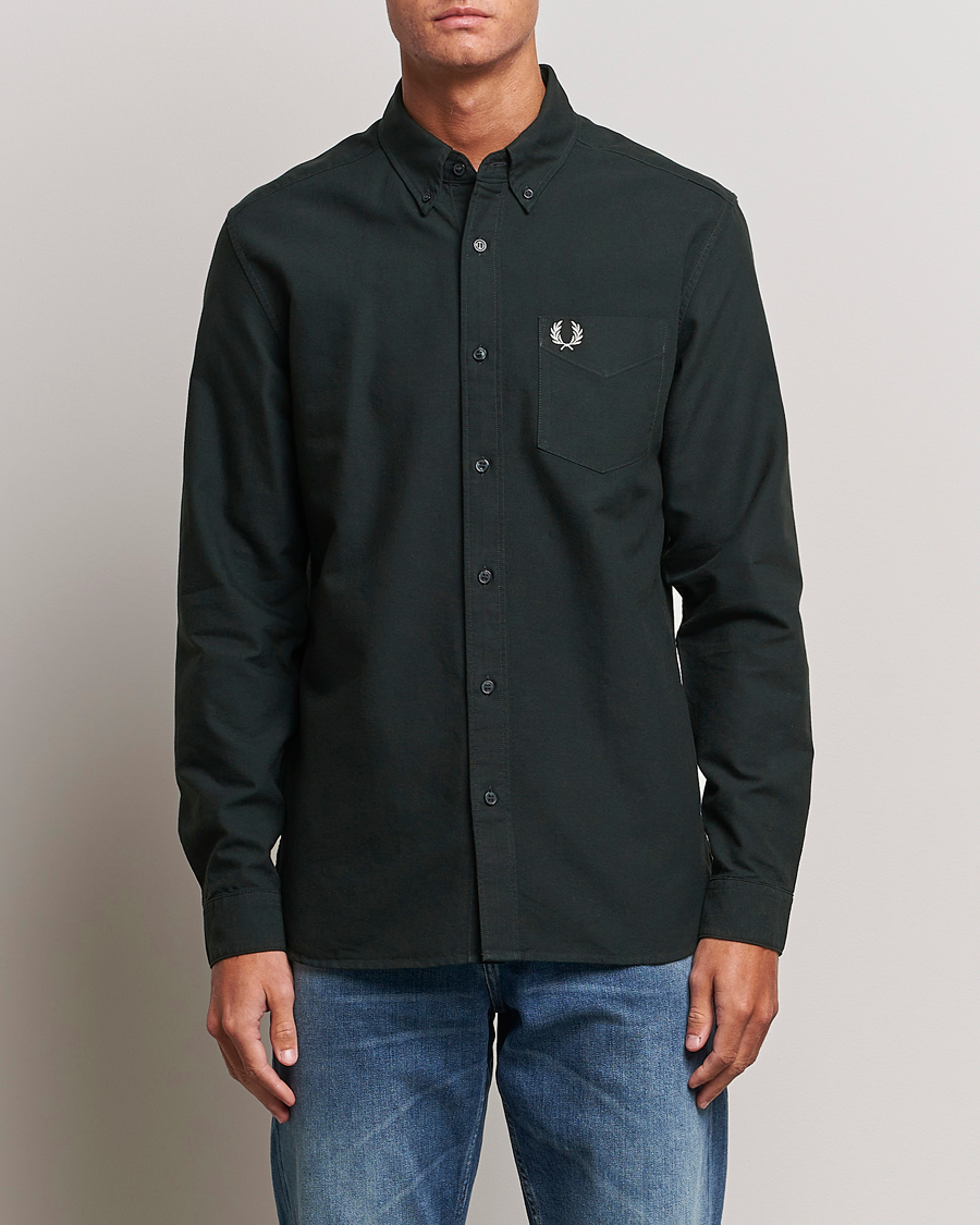 Uomini | Camicie | Fred Perry | Oxford Shirt Night Green