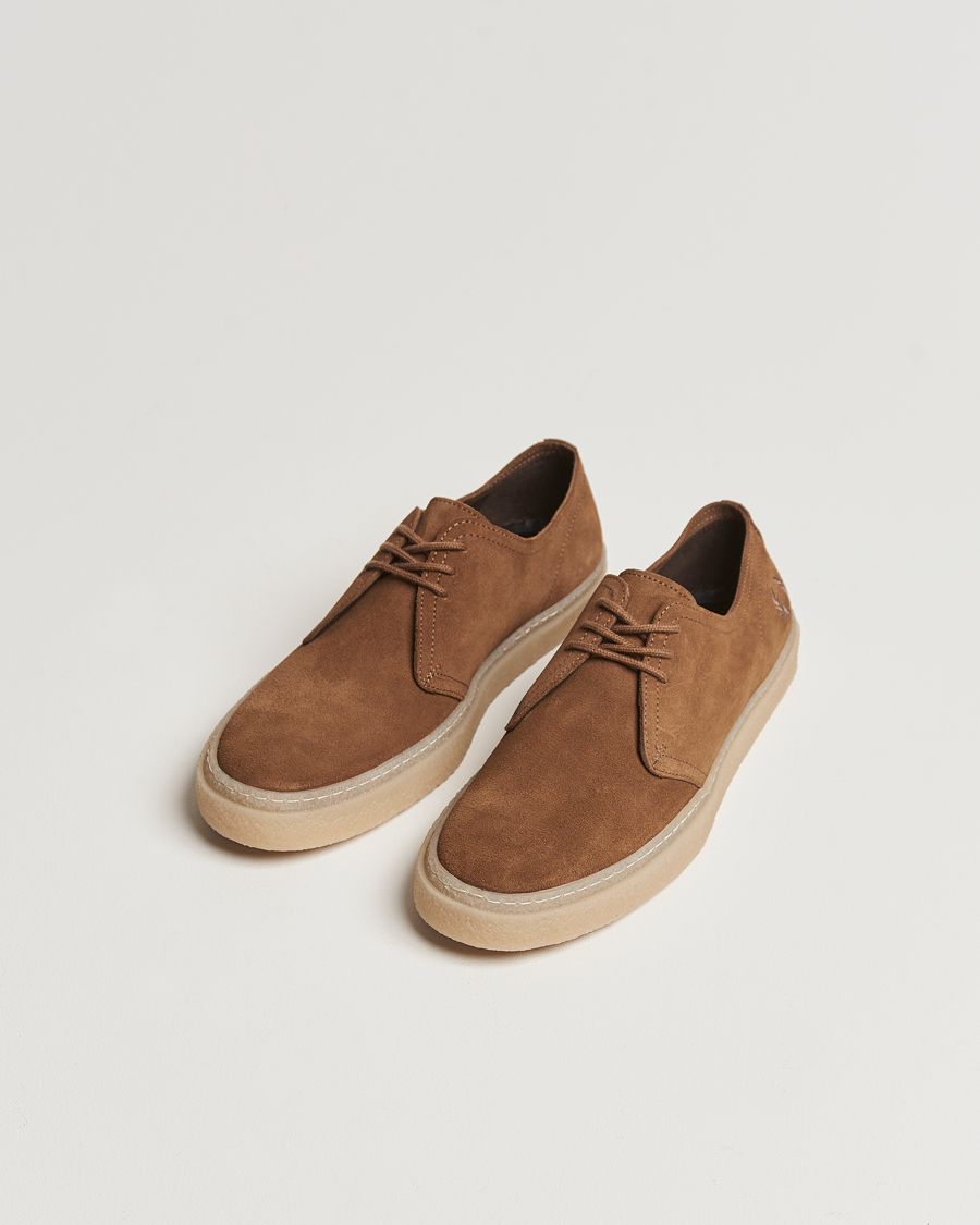 Uomini | Fred Perry Linden Suede Derby Shaded Stone | Fred Perry | Linden Suede Derby Shaded Stone