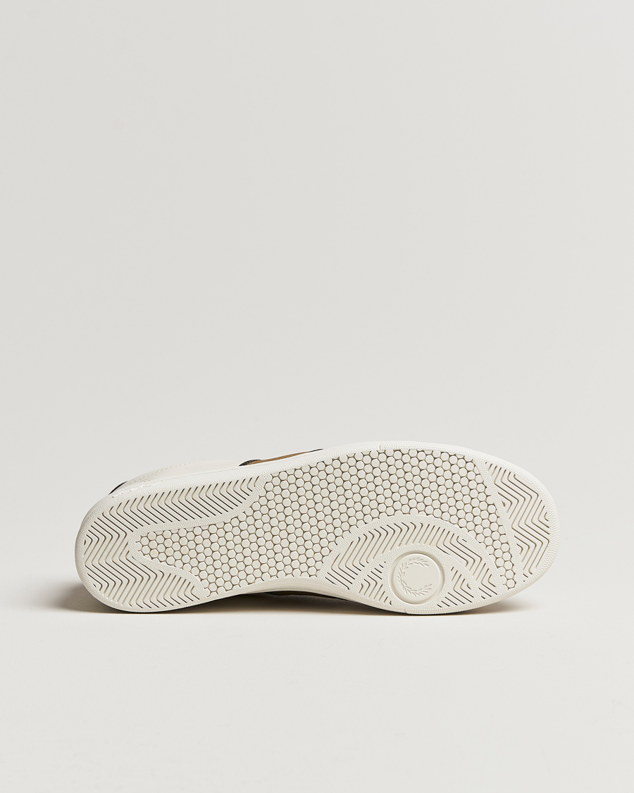 Uomini | Fred Perry B721 Leather Sneaker White/Porcelin Black | Fred Perry | B721 Leather Sneaker White/Porcelin Black