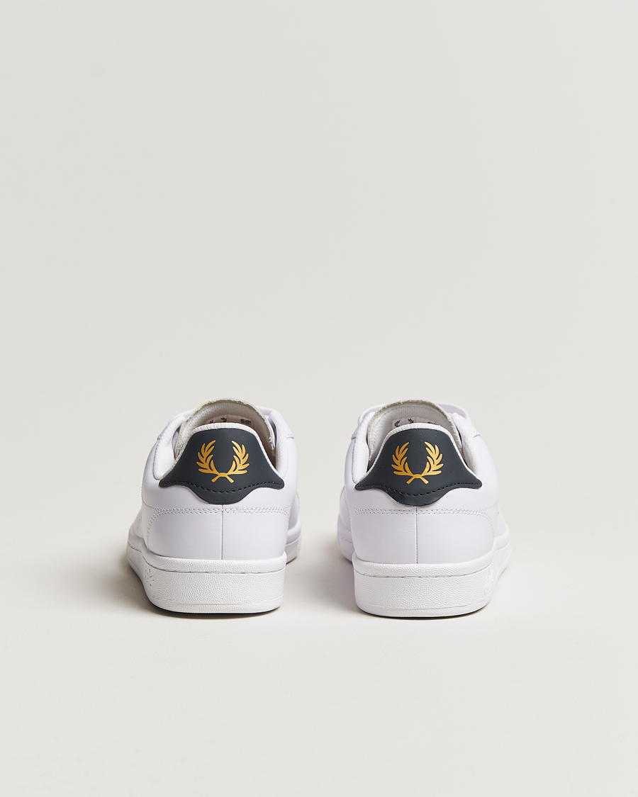 Uomini | Sneakers | Fred Perry | B721 Leather Sneakers White/Navy
