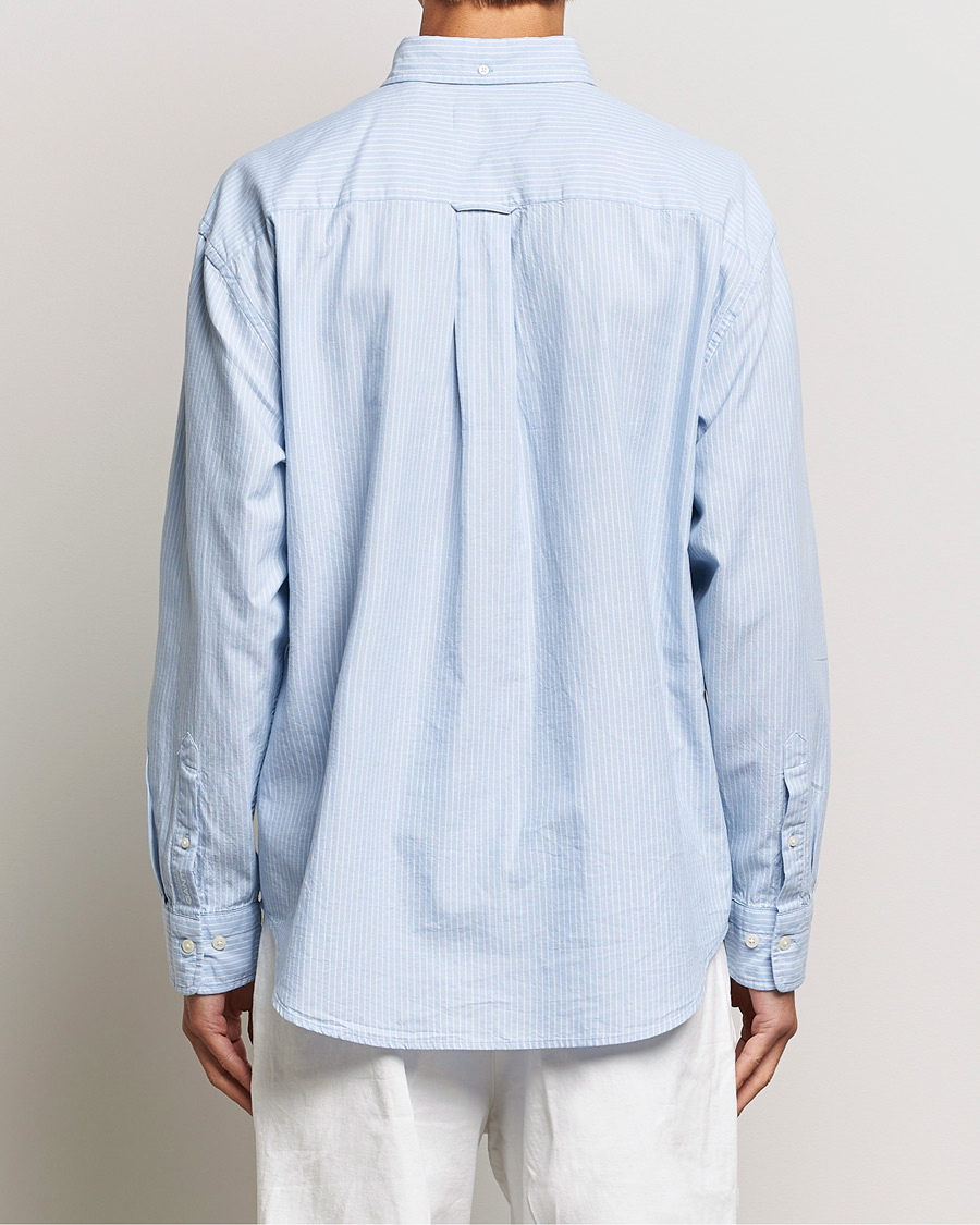 Uomini | Camicie | GANT | Regular Fit Archive Oxford Striped Shirt Muted Blue