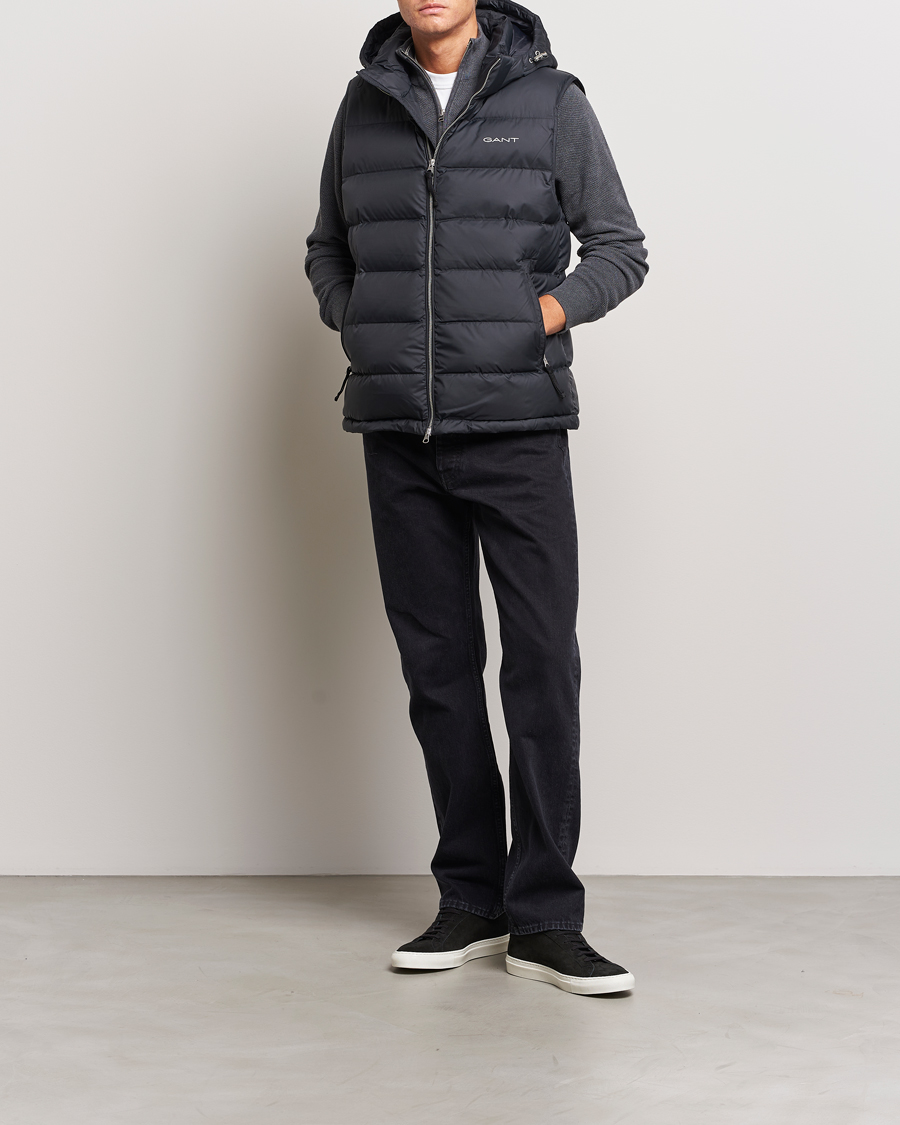 Uomini | Giacche | GANT | The Active Cloud Vest Black
