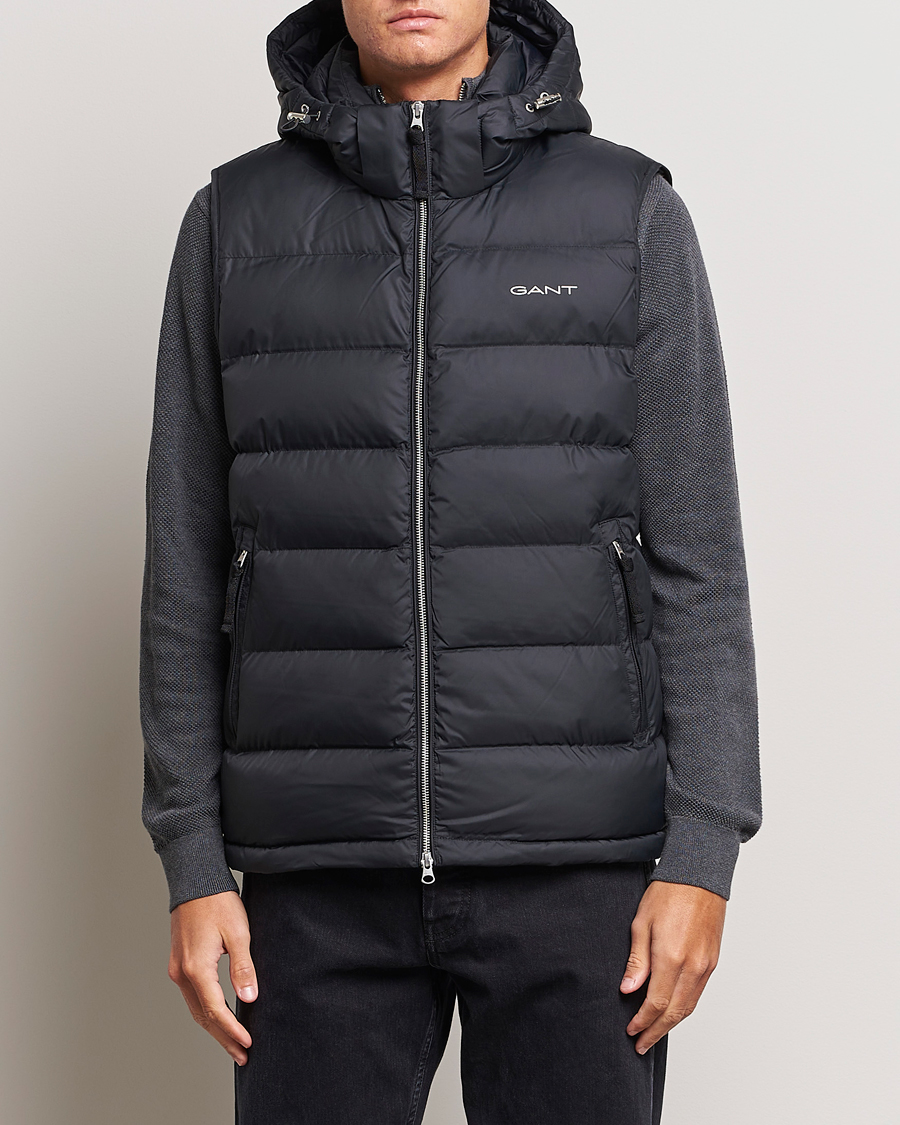 Uomini | Giacche | GANT | The Active Cloud Vest Black