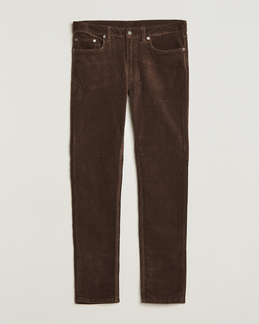 Uomini | Pantaloni | Gant | Cord 5-Pocket Jeans Rich Brown