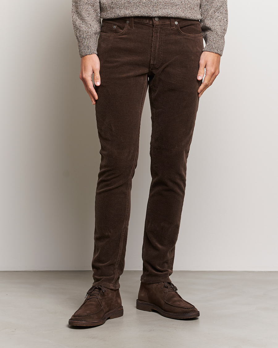 Uomini | Pantaloni | Gant | Cord 5-Pocket Jeans Rich Brown