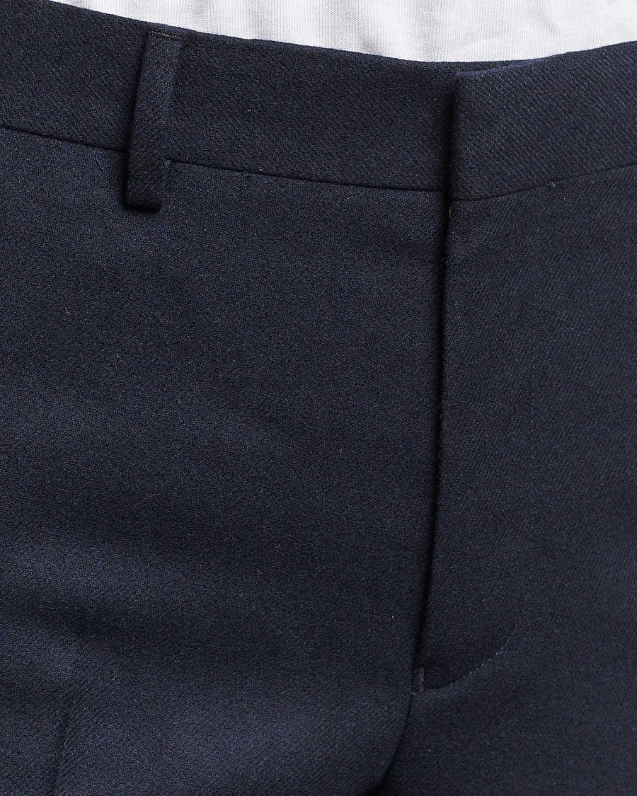 Uomini | Pantaloni | Gant | Slim Flannel Pants Evening Blue