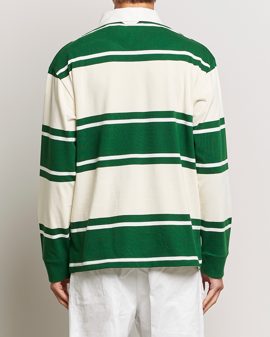 Uomini | Maglieria | GANT | Striped Heavy Rugger Strong Green