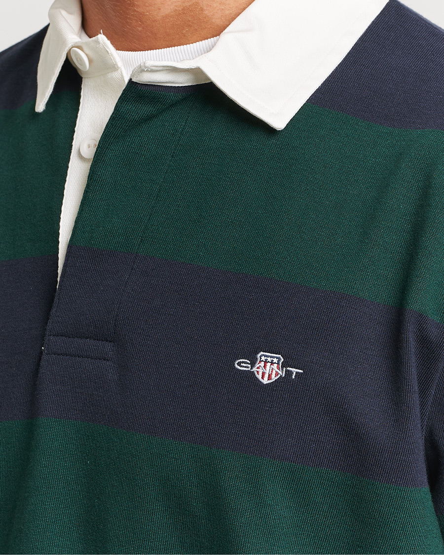 Uomini | Maglieria | GANT | Original Barstripe Heavy Rugger Tartan Green