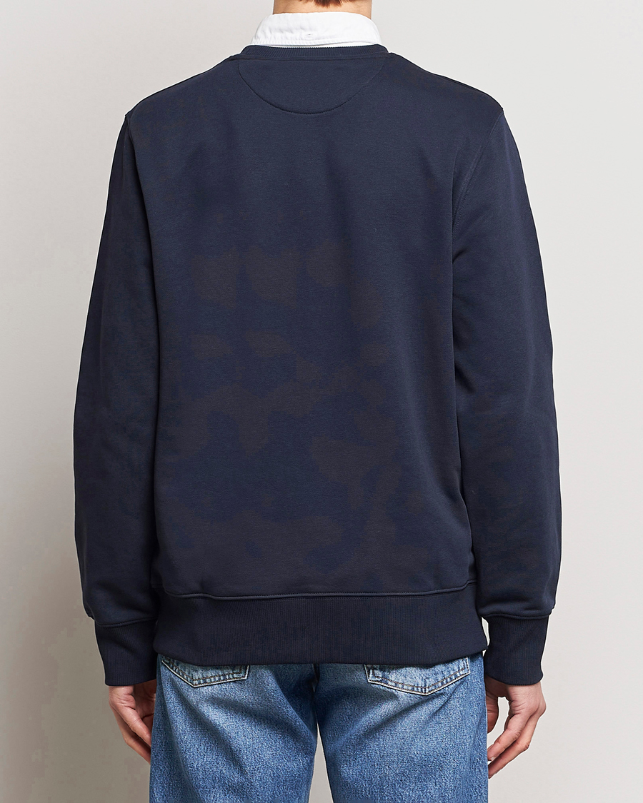 Uomini | Maglieria | Gant | Original Crew Neck Sweatshirt Evening Blue