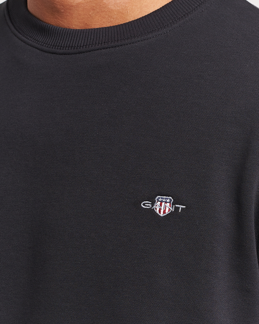 Uomini | Maglieria | Gant | Original Crew Neck Sweatshirt Black
