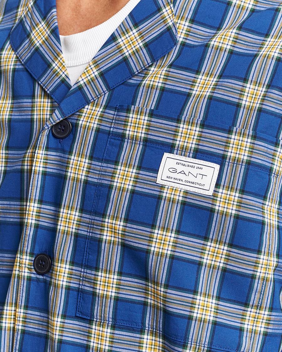Uomini | Accappatoi & Pigiami | Gant | Checked Pyjama Set College Blue