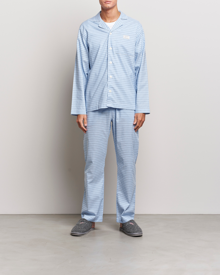 Uomini | Accappatoi & Pigiami | Gant | Checked Pyjama Set Capri Blue