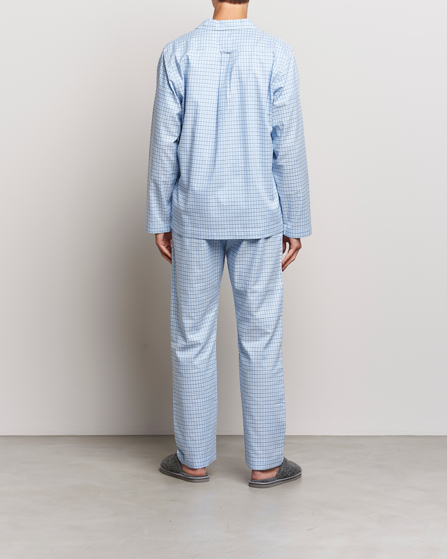 Uomini | Accappatoi & Pigiami | Gant | Checked Pyjama Set Capri Blue