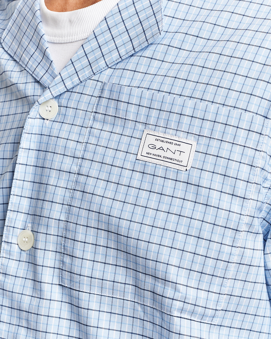 Uomini | Accappatoi & Pigiami | Gant | Checked Pyjama Set Capri Blue