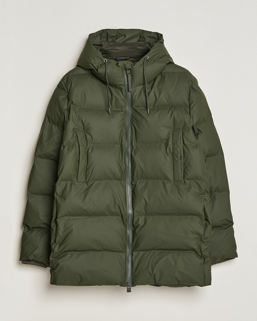 Uomini | Giacche | RAINS | Alta Puffer Parka Green