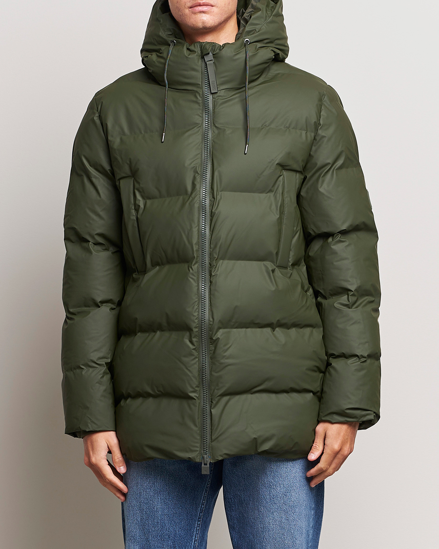Uomini | Giacche | RAINS | Alta Puffer Parka Green
