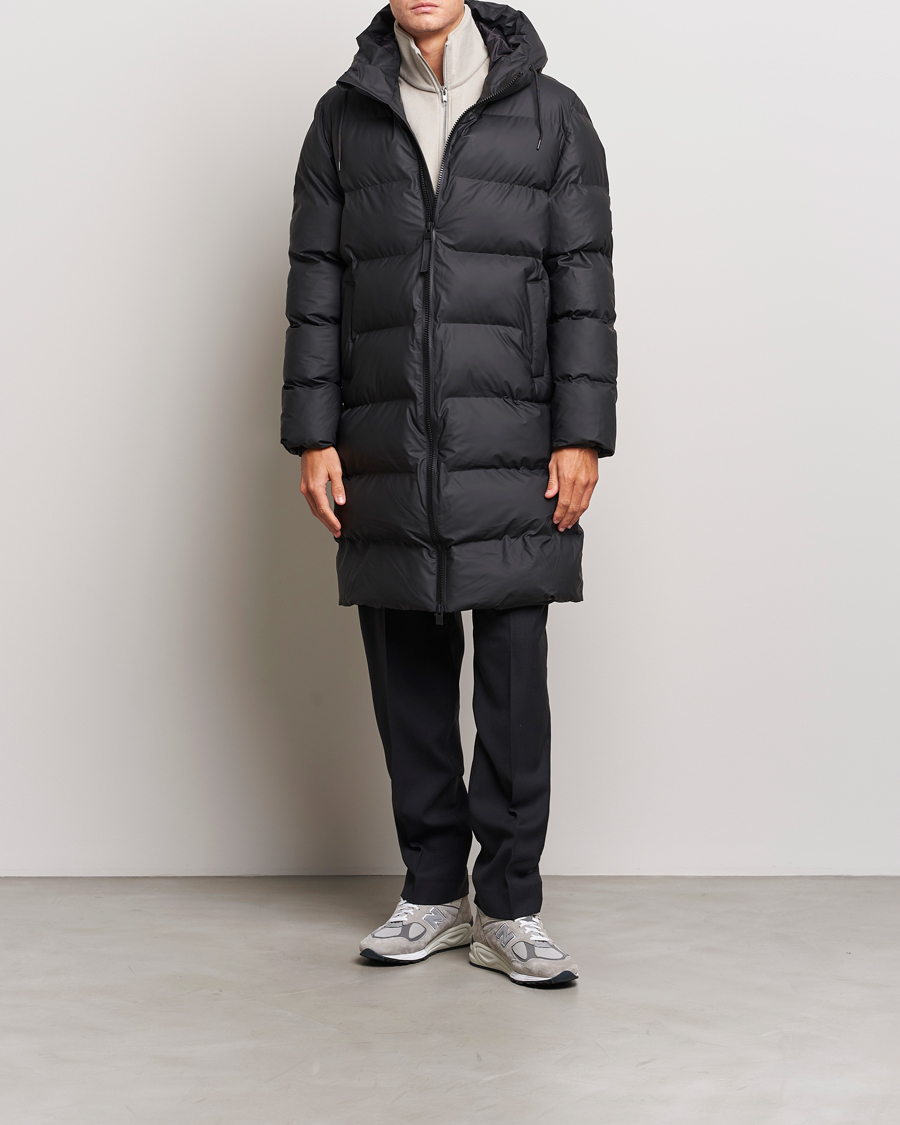 Uomini | Giacche | RAINS | Alta Long Puffer Jacket Black