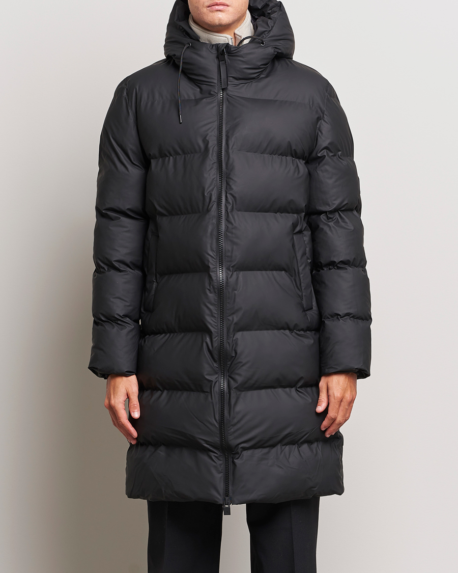 Uomini | Giacche | RAINS | Alta Long Puffer Jacket Black