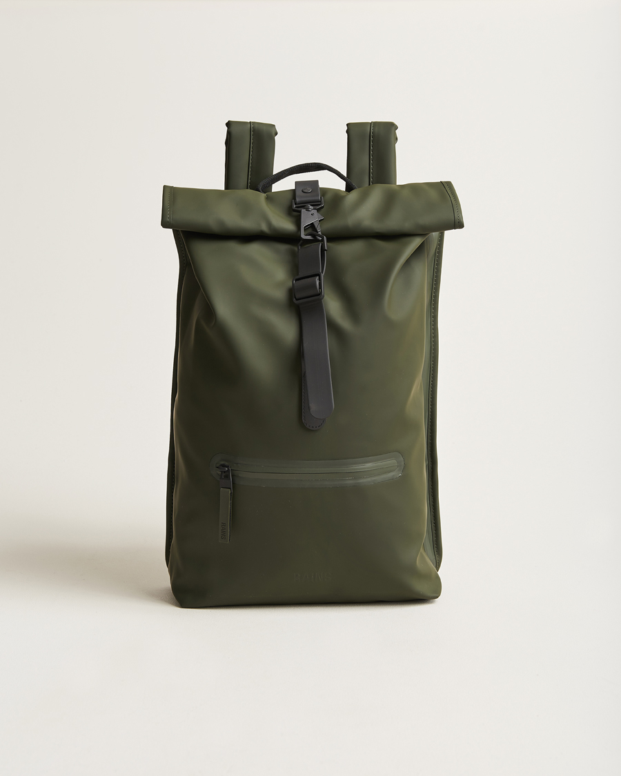 Uomini | Borse | RAINS | Rolltop Rucksack Green
