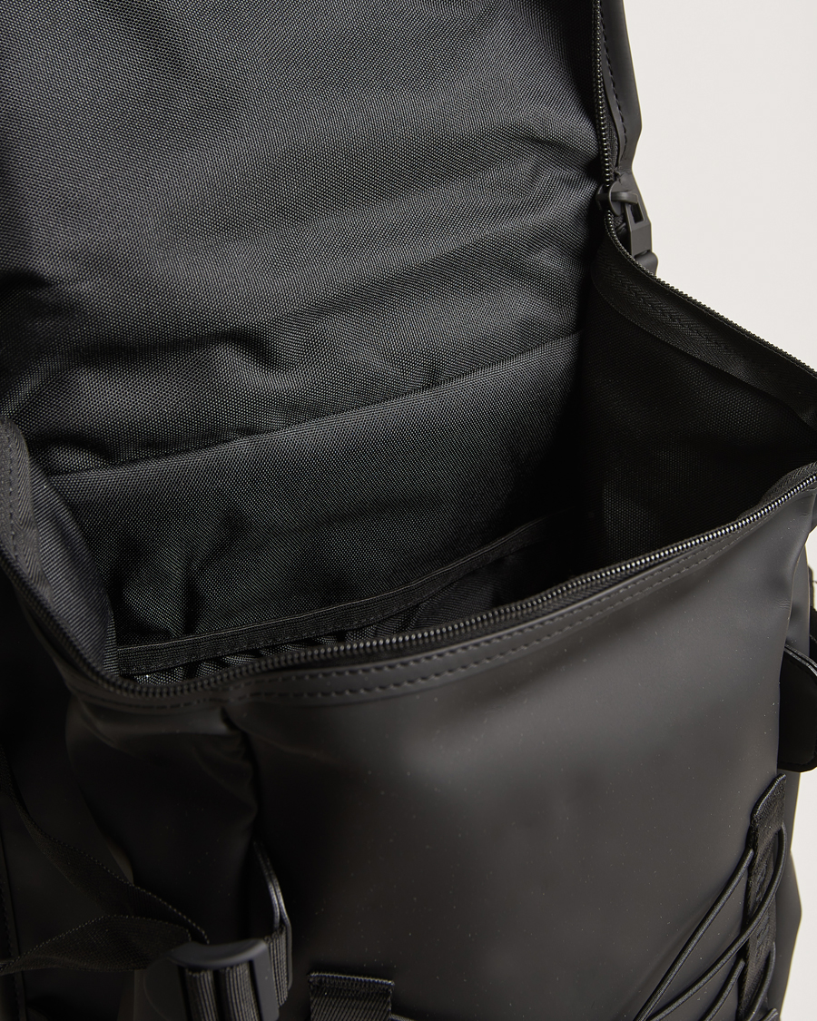 Uomini | RAINS Trail Mountaineer Backpack Black | RAINS | Trail Mountaineer Backpack Black