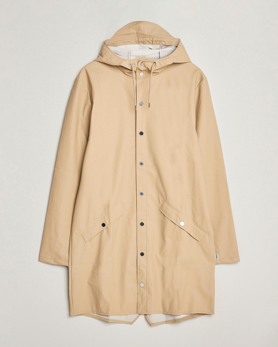 Uomini | Giacche | RAINS | Long Jacket Sand