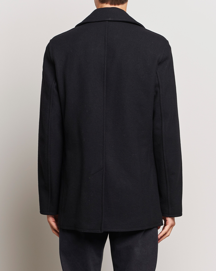 Uomini | Giacche | Gloverall | Churchill Reefer Peacoat Black