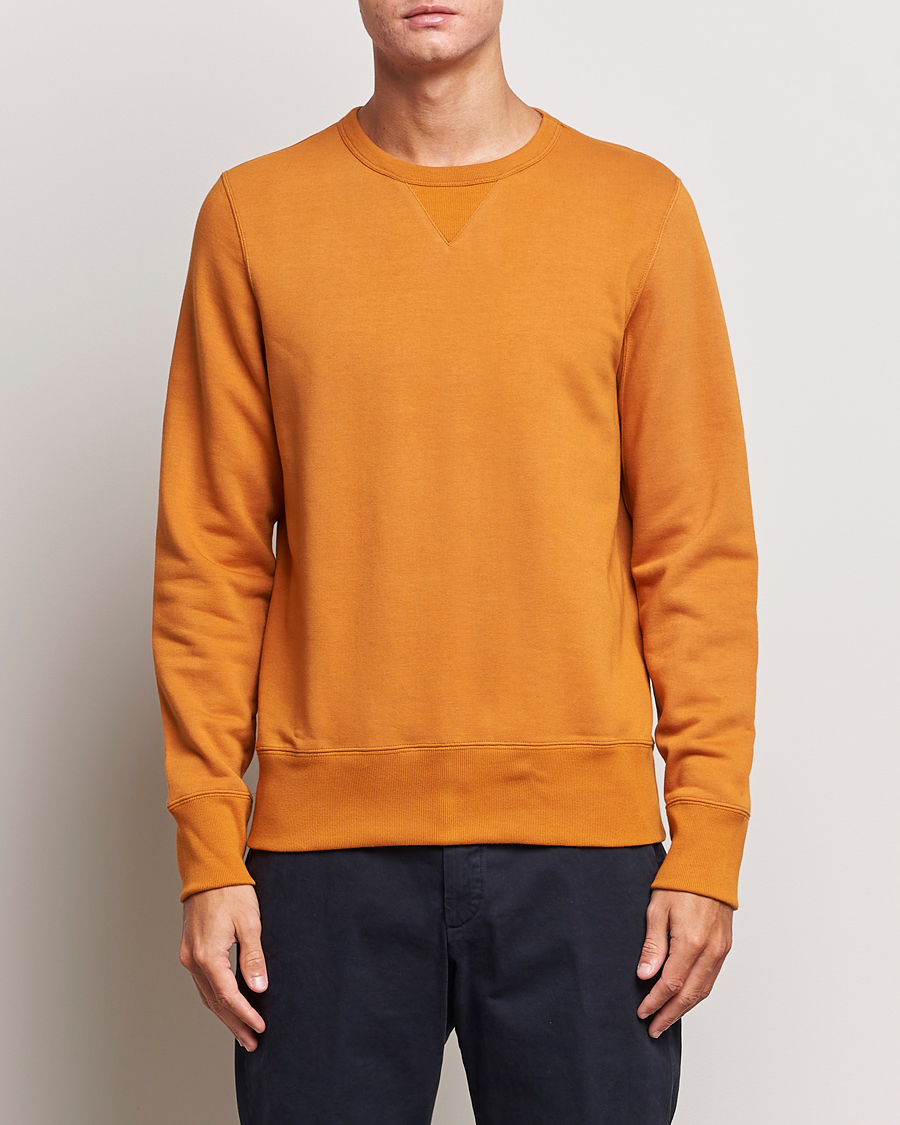 Uomini | Maglieria | Merz b. Schwanen | Organic Cotton Crew Neck Sweatshirt Desert Sun