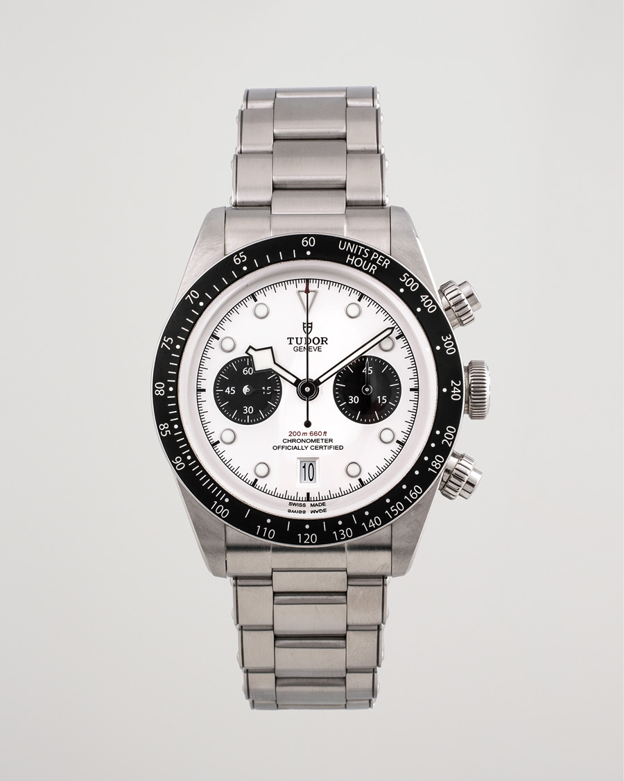 Uomini | Tudor Pre-Owned Black Bay Chrono M79360N-0002 Steel Panda Steel White | Tudor Pre-Owned | Black Bay Chrono M79360N-0002 Steel Panda Steel White