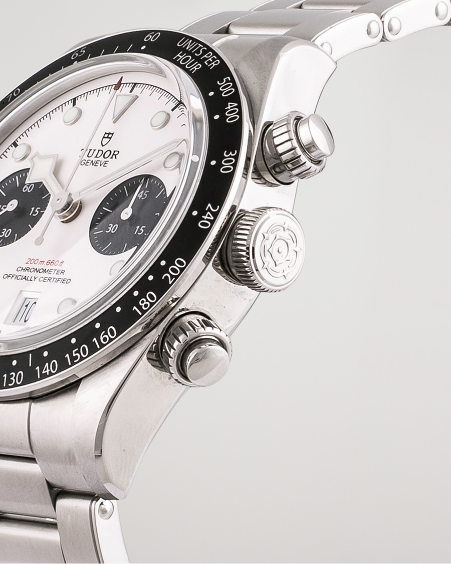 Uomini | Tudor Pre-Owned Black Bay Chrono M79360N-0002 Steel Panda Steel White | Tudor Pre-Owned | Black Bay Chrono M79360N-0002 Steel Panda Steel White