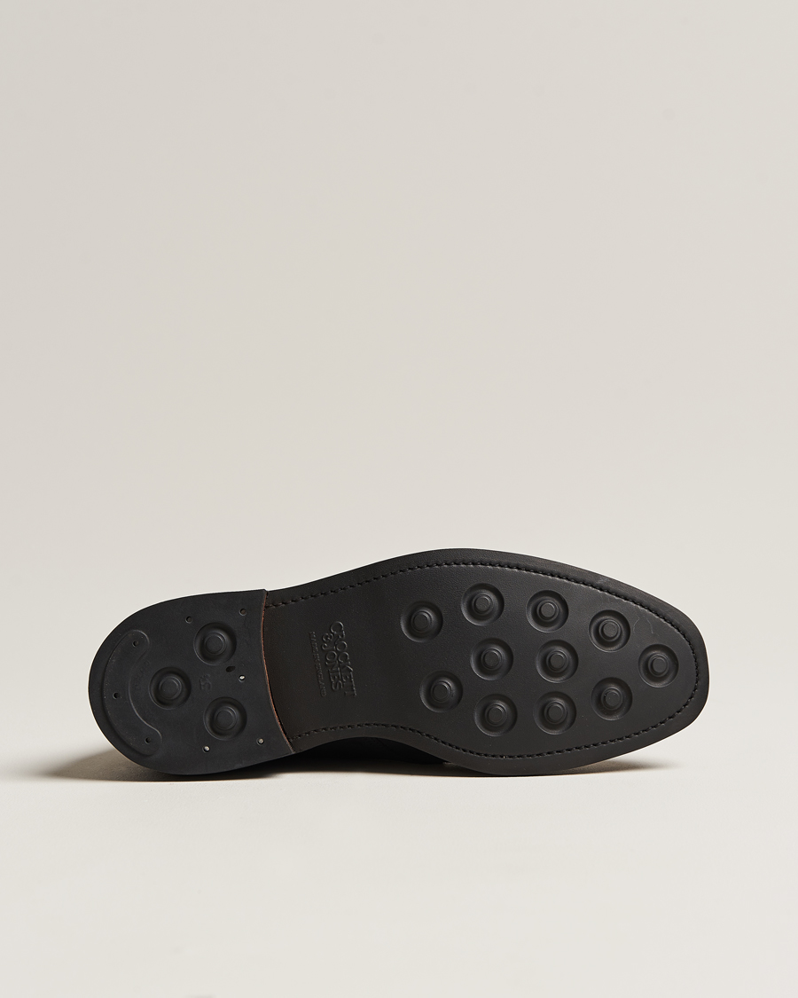 Uomini | Stivali | Crockett & Jones | Molton Chukka Black Rough-Out Suede