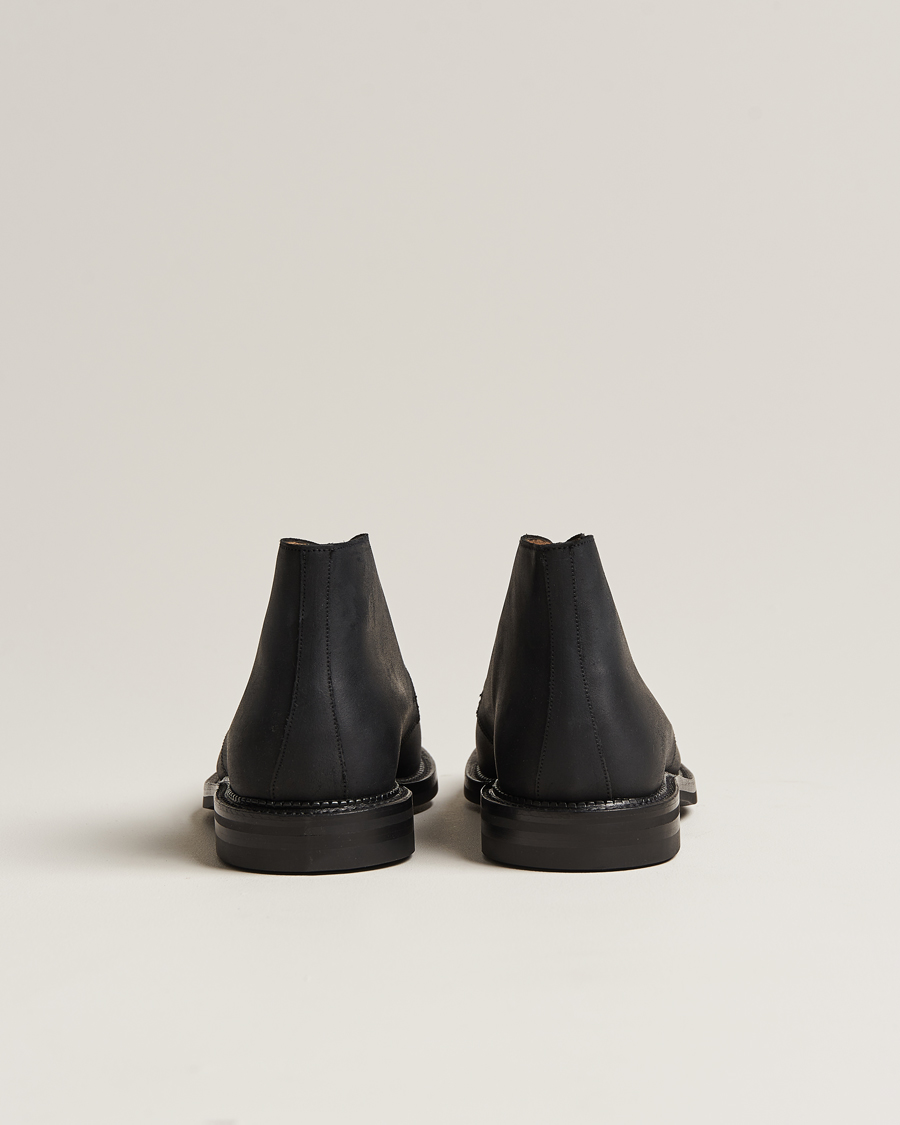 Uomini | Stivali | Crockett & Jones | Molton Chukka Black Rough-Out Suede