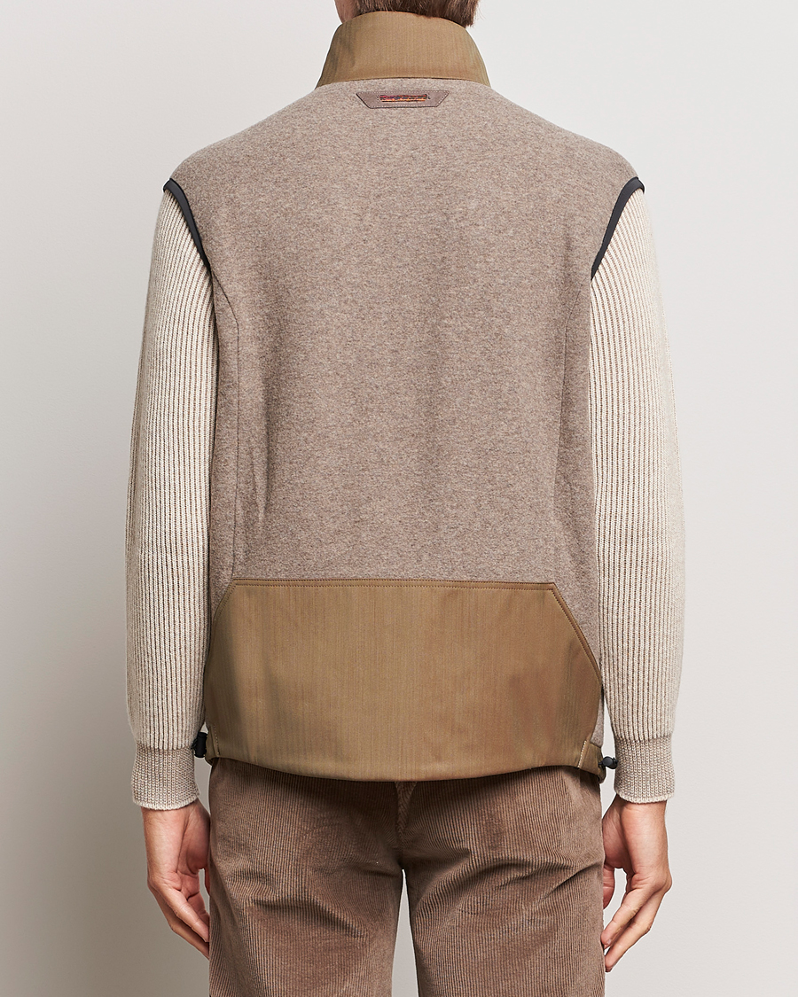 Uomini | Giacche | SEASE | Explorer Cashmere Fleece Vest Oyster