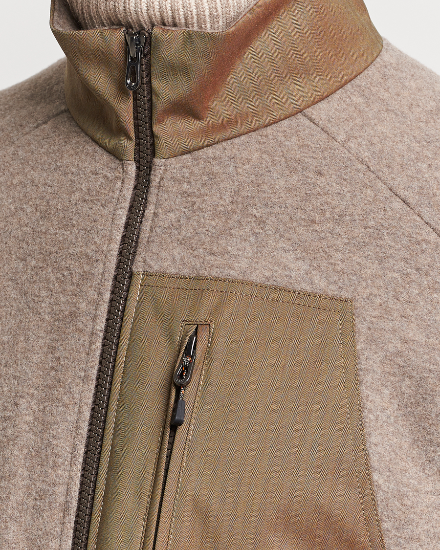Uomini | Giacche | SEASE | Explorer Cashmere Fleece Vest Oyster