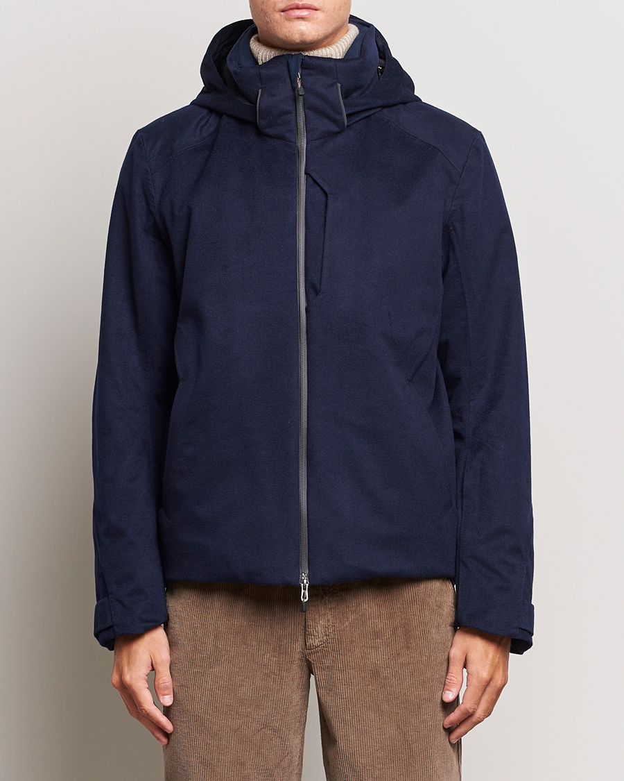 Uomini | Giacche | SEASE | Balma Cashmere Down Jacket Navy