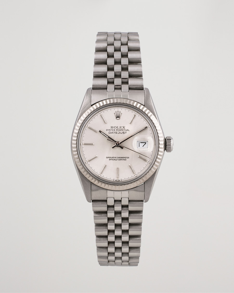 Uomini | Rolex Pre-Owned Datejust 16014 Oyster Perpetual Steel Silver Steel Steel Silver | Rolex Pre-Owned | Datejust 16014 Oyster Perpetual Steel Silver Steel Steel Silver