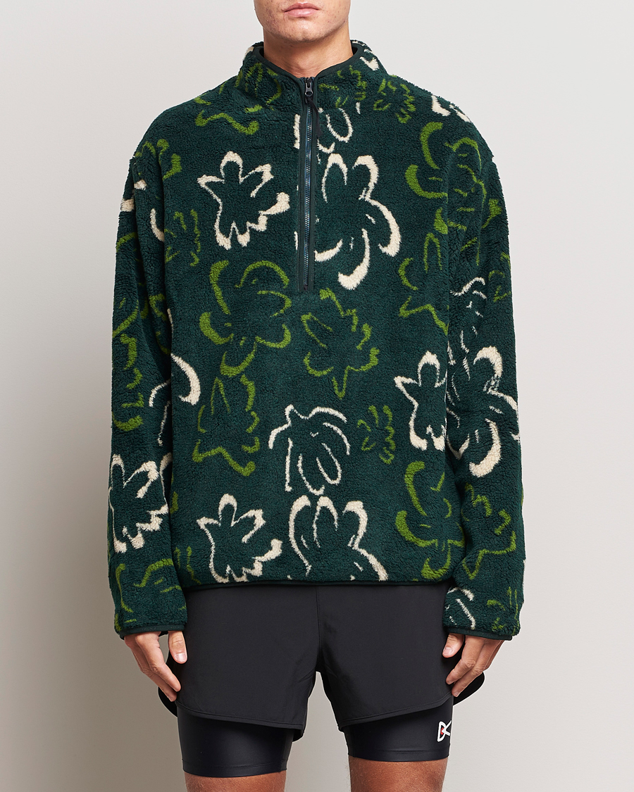 Uomini | Maglieria | District Vision | Half-Zip Pile Fleece Bloom
