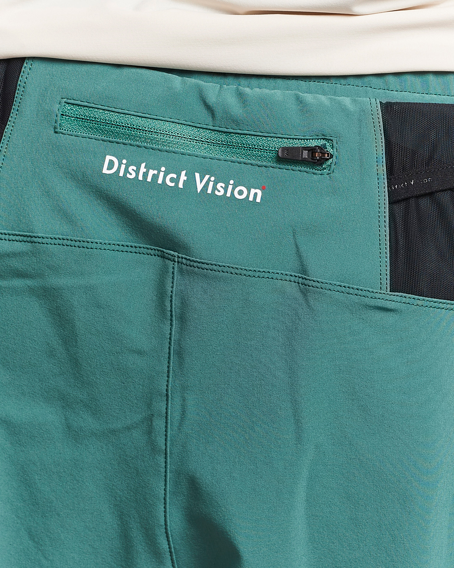 Uomini | Pantaloncini | District Vision | Layered Pocketed Trail Shorts Pine