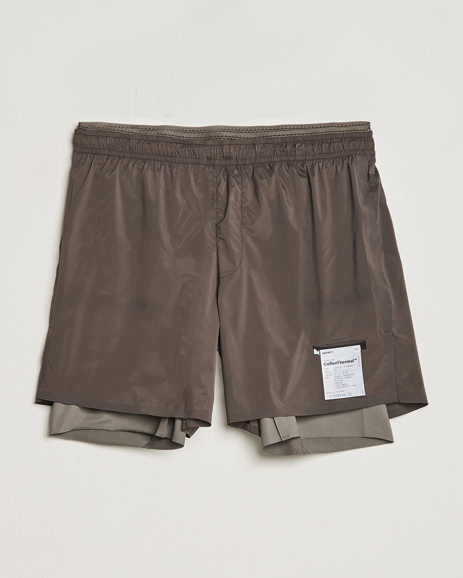 Uomini | Pantaloncini | Satisfy | CoffeeThermal 8 Inch Shorts Quicksand