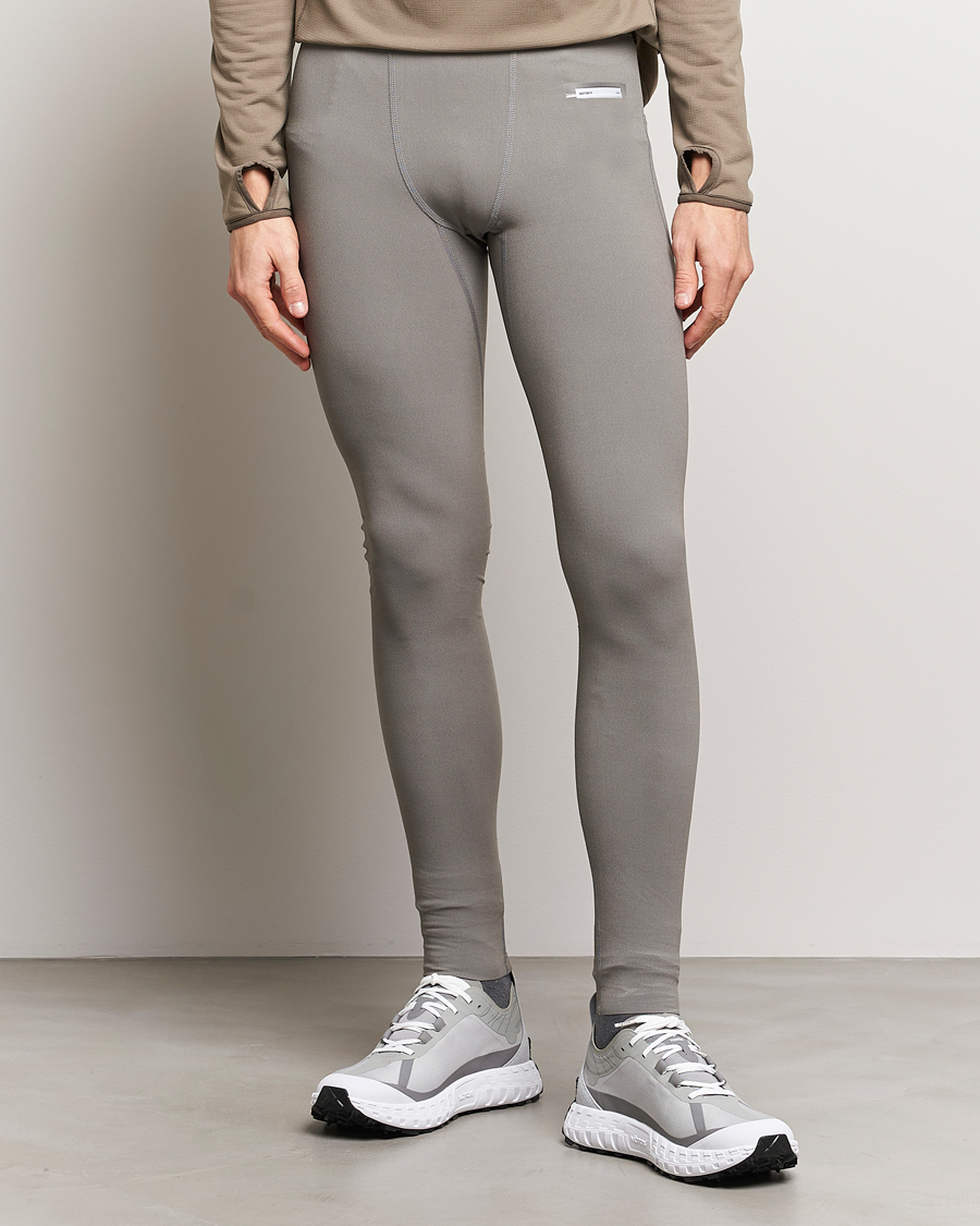 Uomini | Pantaloni | Satisfy | CoffeeThermal Tights Dark Natural